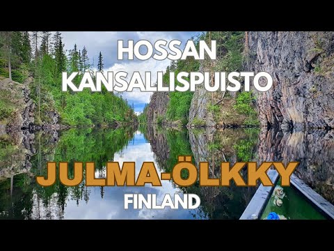 Julma-Ölkky is the largest canyon lake in Finland