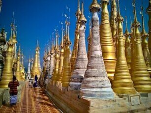 kuva Shwe Inn Dein temppelialueelta