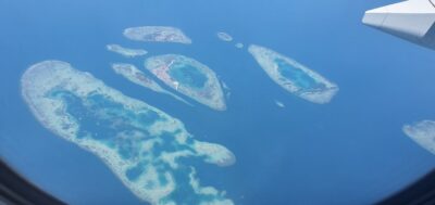 Thousand Islands saaret kuvattu lentokoneesta