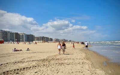 Belgian rannikko päästä päähän – lähes 65 km yhtenäistä hiekkarantaa